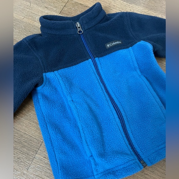 Columbia Boys’ Infant Steens Mountain™ II Fleece Jacket two-tone 12-18mo - Picture 1 of 4